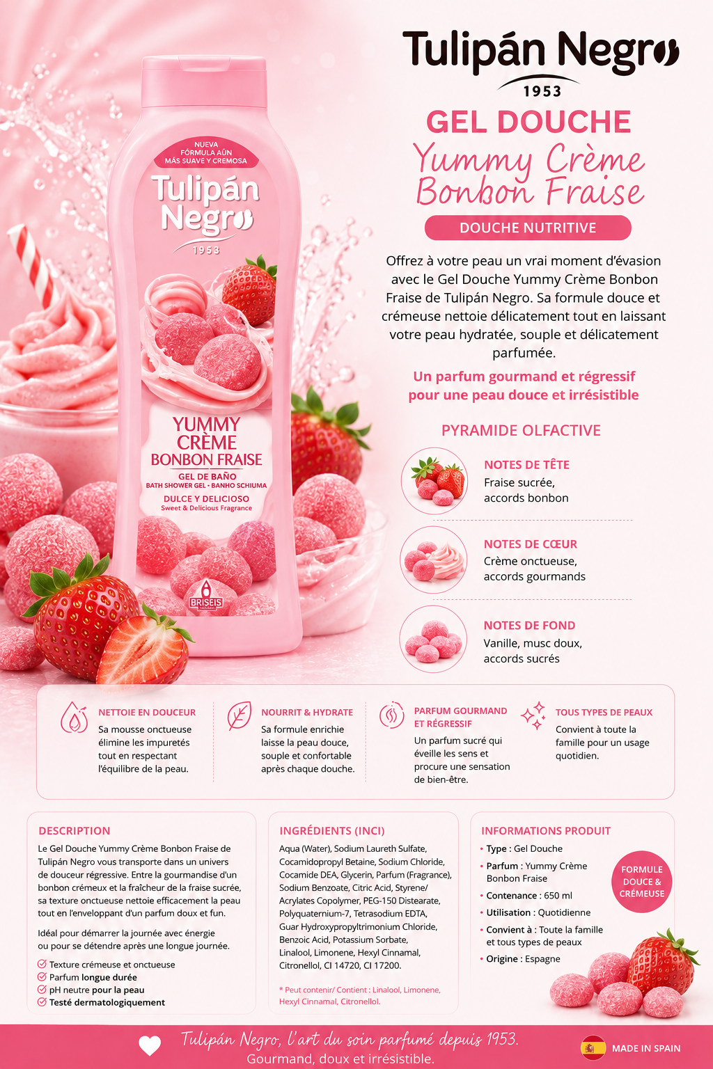 Yummy bonbons fraise
