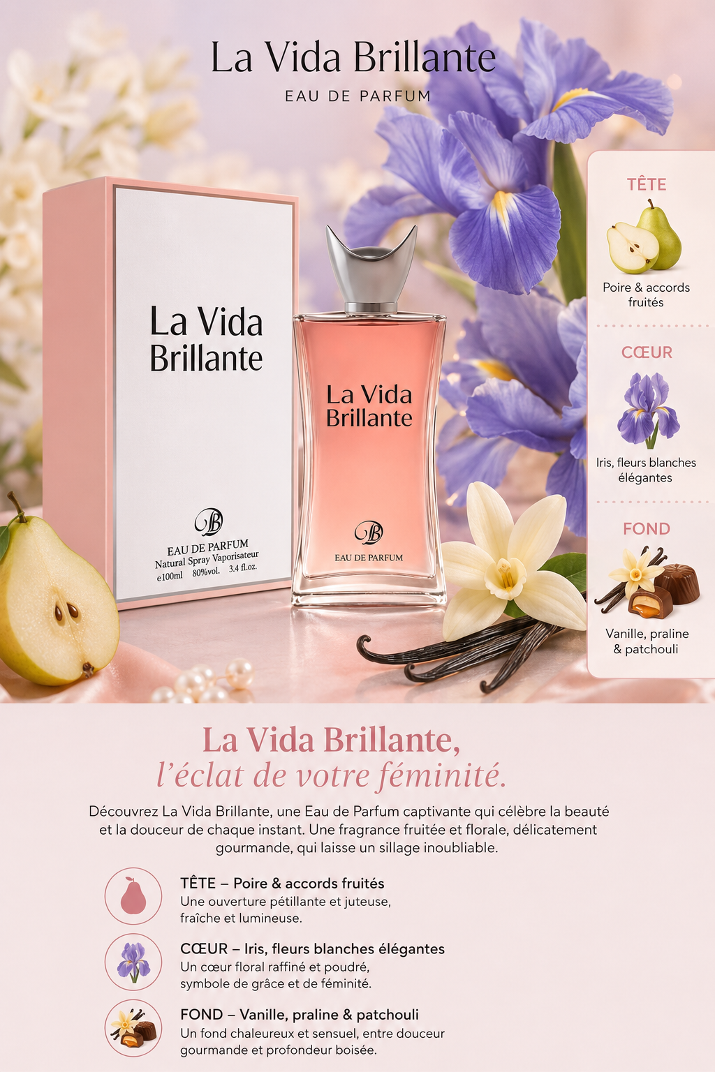 ✨ La Vida Brillante – Eau de Parfum 100 ml ✨