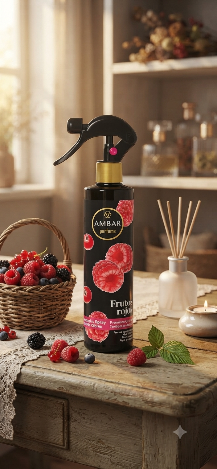 Spray Désodorisant Ambar Frutos Rojos (édition limitée)