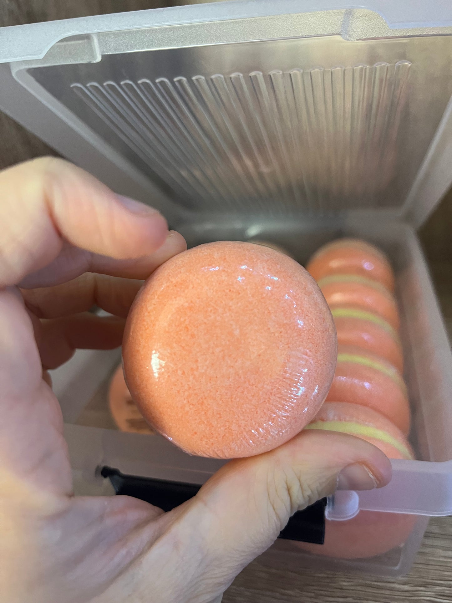 Macarons pêches