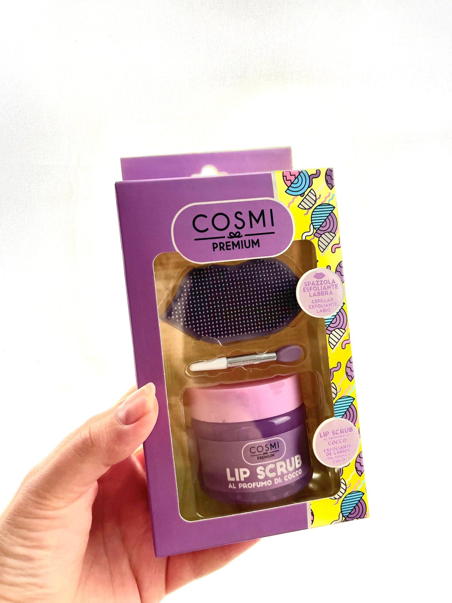 LIP SCRUB + PINCEAU + MASSEUR COSMI