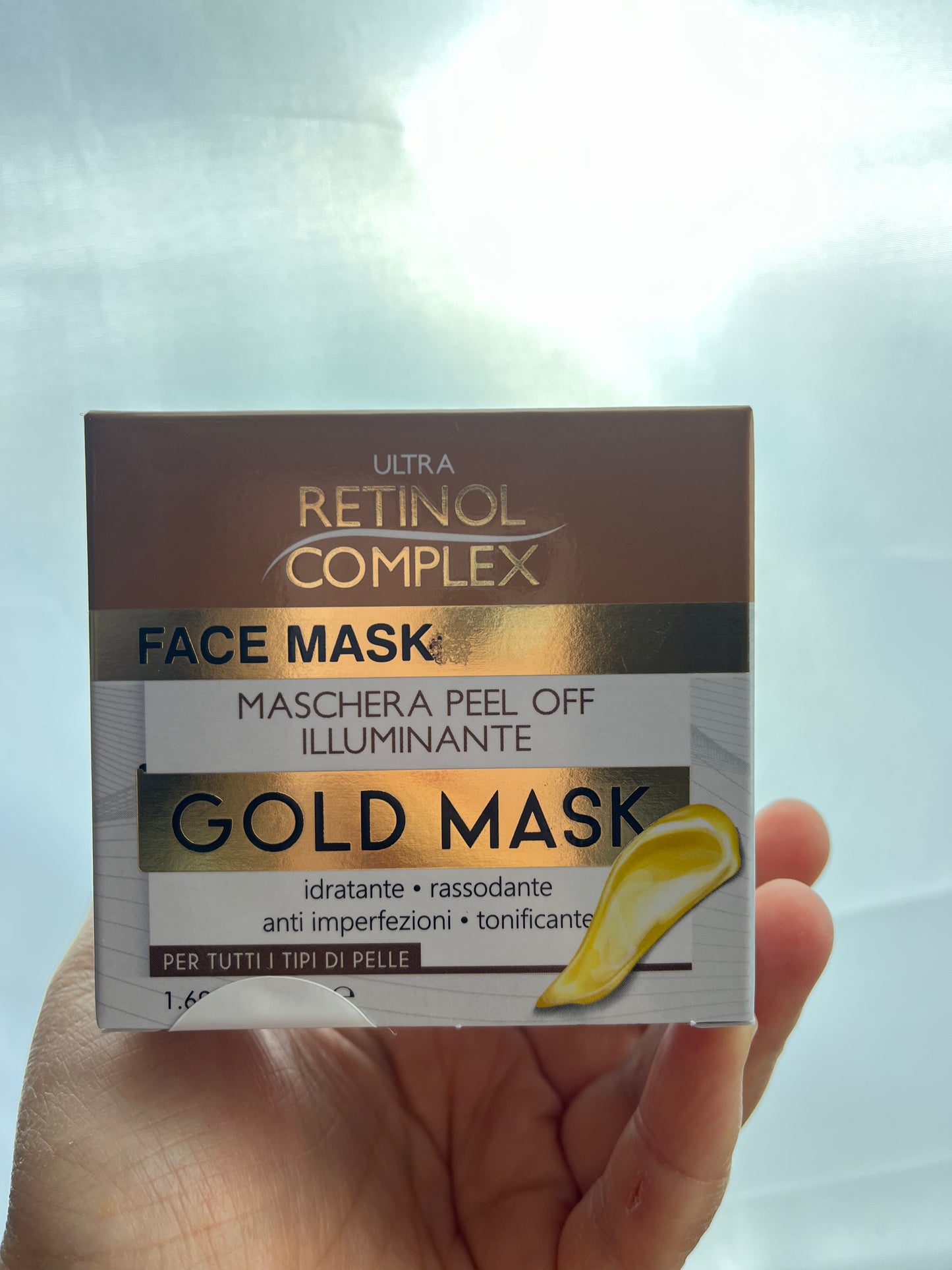 Masque gold pour les points noirs Peel off