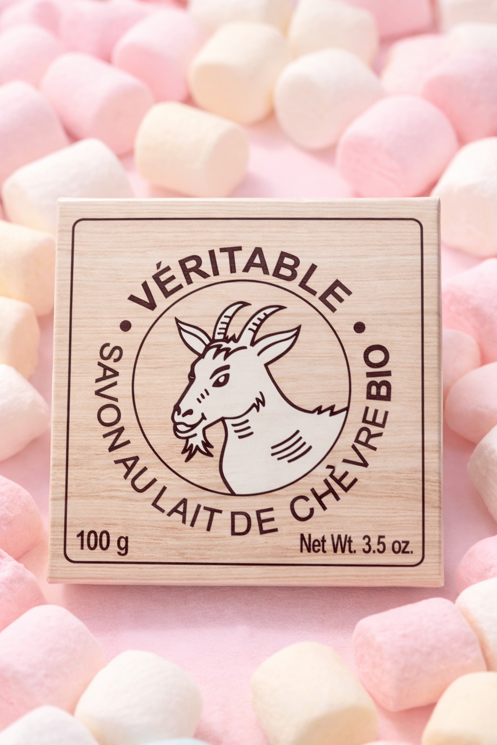 Savons lait de chèvre bio rond 100g  🐐