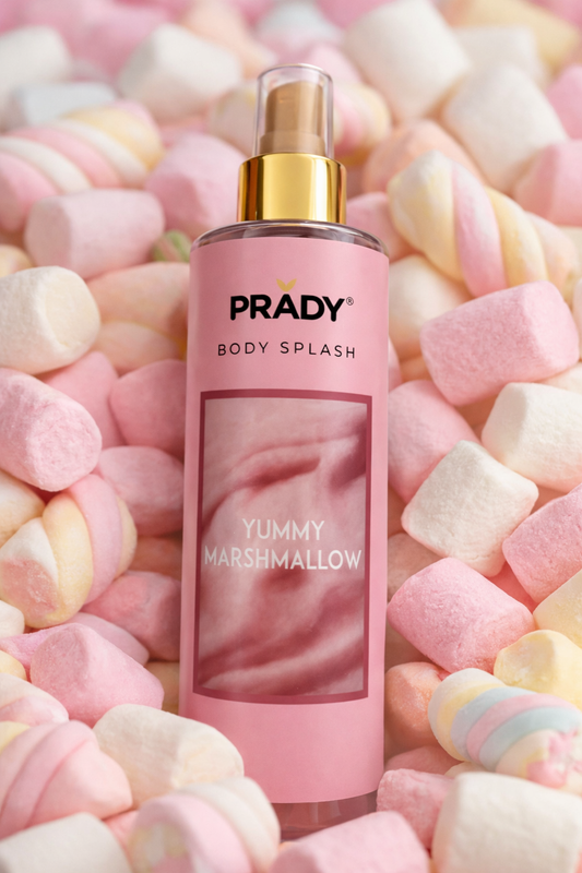 PRADY Body Splash Yummy Marshmallow – Brume Gourmande Vanille & Guimauve